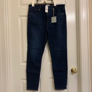 Loft High Waist Skinny Jeans Size 14 (32) NWT